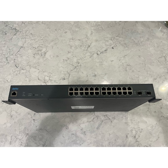 Datto L24 24 Port Gigabit PoE+ Cloud Managed L2 Switch with 2 Dual-Speed SFP - Picture 6 of 7